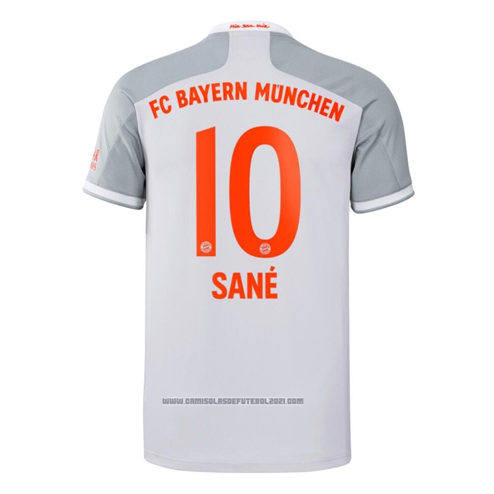Camisola Bayern de Munique Jogador Sane 2º 2020-2021